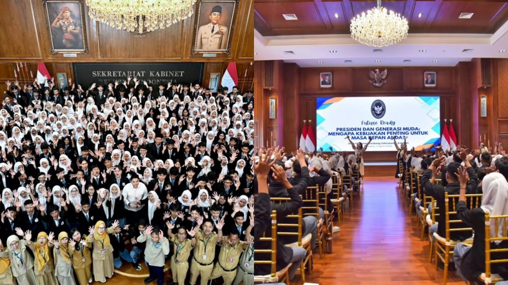 Dulu cuma bisa lihat di berita, sekarang anak sekolah bisa lihat langsung isi Istana Kepresidenan