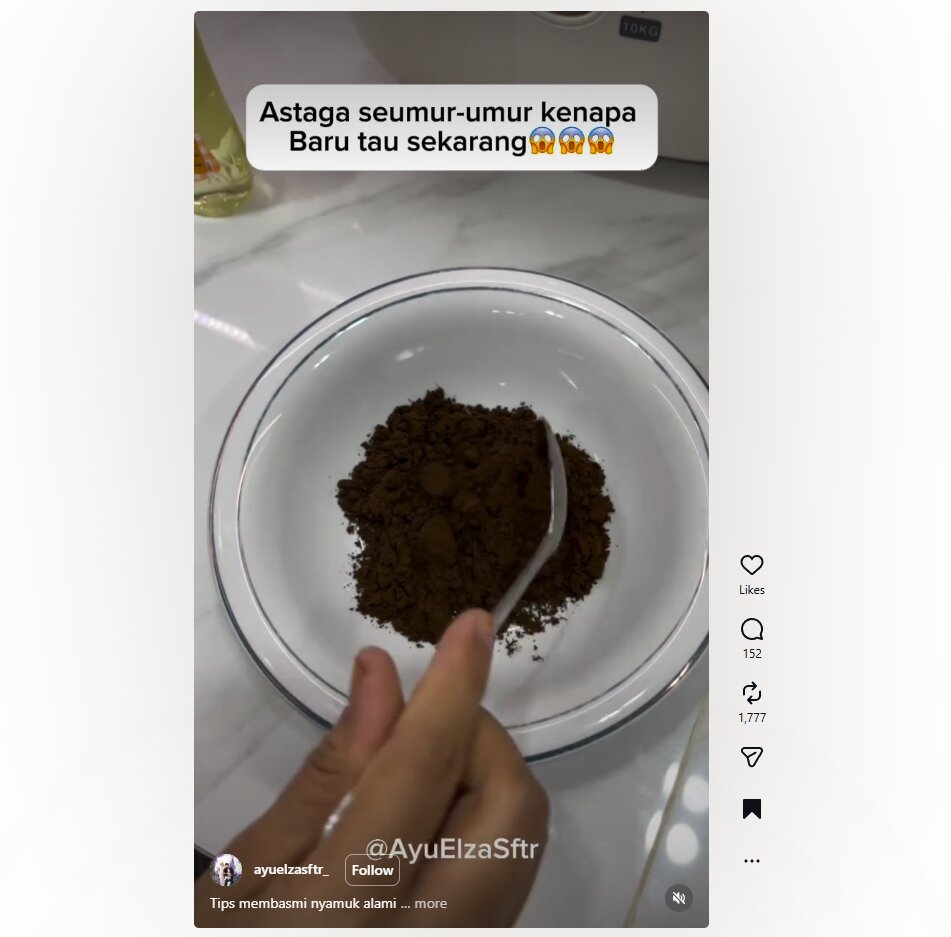 Nggak perlu obat kimia keras, ternyata tabur kopi bisa bikin nyamuk auto kabur dari rumah