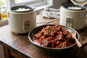 Masak daging balado pakai magic com, bisa! Ini caranya biar empuk dan bumbunya meresap
