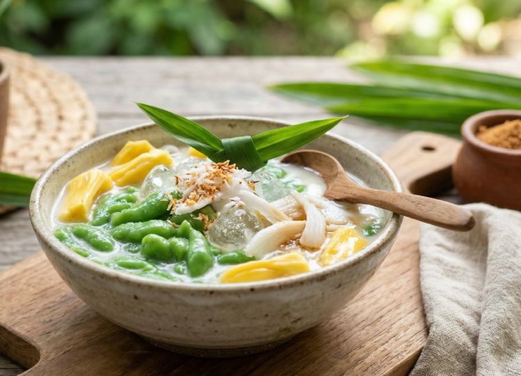 Resep es dawet yang rendah gula tapi tetap manis legit, kuncinya ada di adonan dan pengganti santan