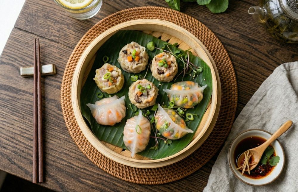 Resep dimsum dada ayam yang sehat dan rendah lemak, bisa jadi mealprep seminggu sebelumnya