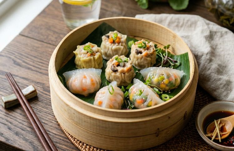 Resep dimsum dada ayam yang sehat dan rendah lemak, bisa jadi mealprep seminggu sebelumnya