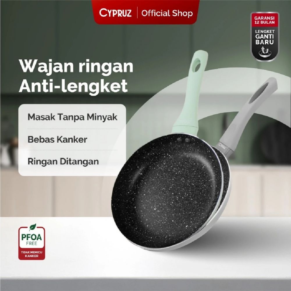 5 Rekomendasi bahan wajan anti lengket untuk semua dompet, ada yang murah sampai mewah