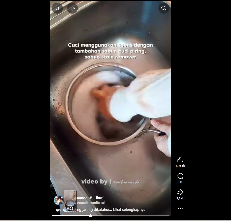 Cara membersihkan panci gosong tanpa capek menggosok, cukup andalkan cuka & baking soda