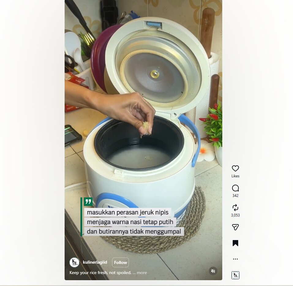 Jujur baru tahu! Masak nasi pakai sedikit minyak ini bikin hasilnya lebih cantik dan pulen