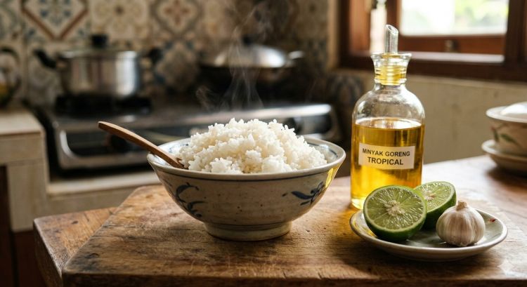 Jujur baru tahu! Masak nasi pakai sedikit minyak ini bikin hasilnya lebih cantik dan pulen
