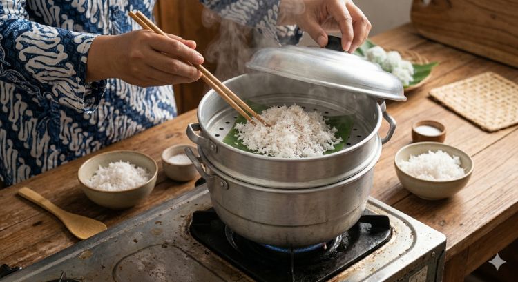 Kelapa parut untuk klepon awet 2 hari tanpa kulkas, begini cara mudahnya