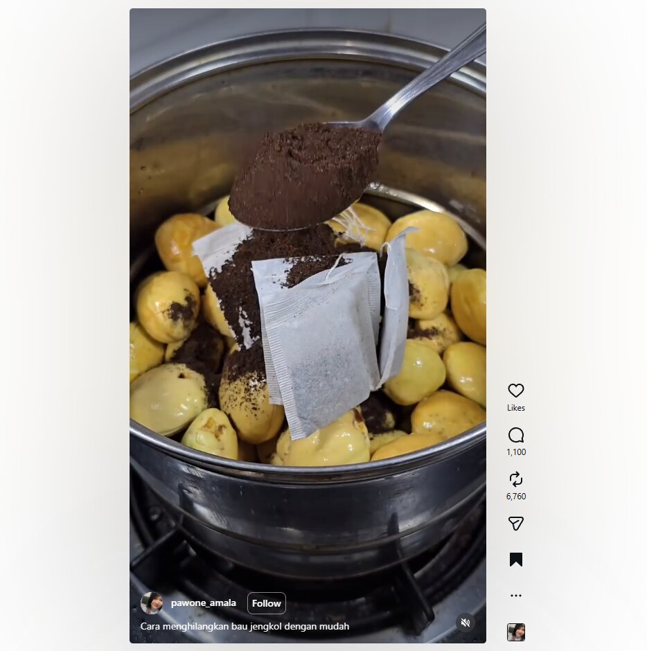 Rebus jengkol tanpa bau, trik pakai teh celup & kopi ini ampuh banget hilangkan aroma menyengat