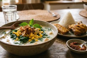 Resep bobor bayam jagung ala nenek di kampung, ternyata ini triknya agar rasa gurih dan nggak pahit