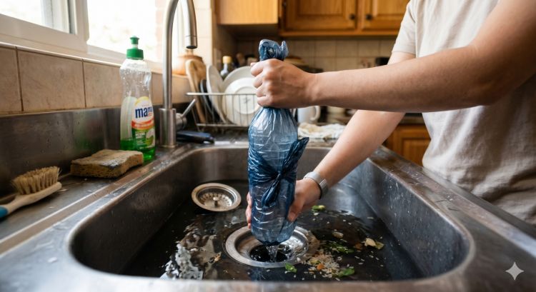 Nggak perlu panggil tukang, ini cara mudah atasi wastafel mampet dengan 2 sampah dapur