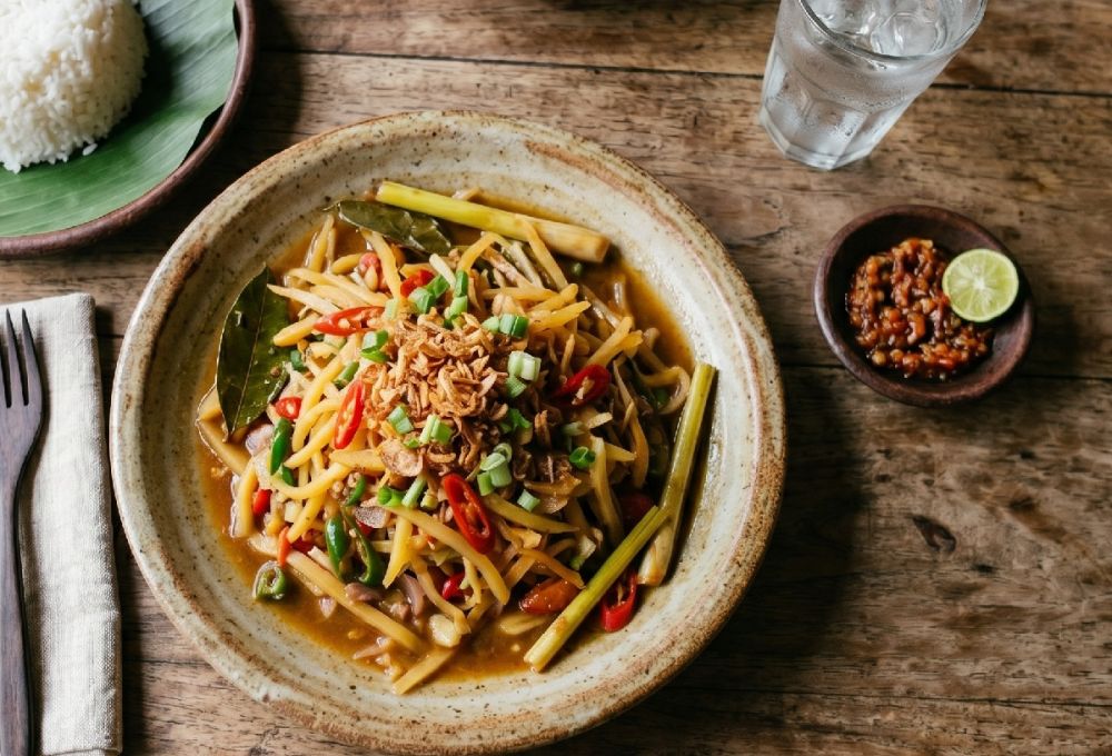 Resep tumis pepaya muda teri nan lezat, masaknya mudah dalam 20 menit siap saji