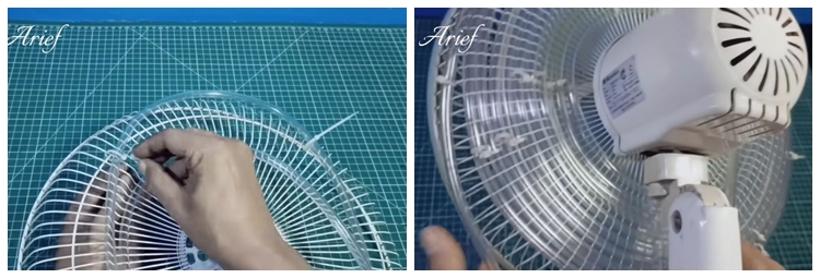 Cara mengubah kipas angin jadi sedingin AC pakai barang bekas dapur, bye ruangan panas!