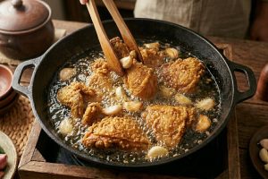 Resep ayam goreng bawang putih gurih meresap, wangi banget bikin nagih