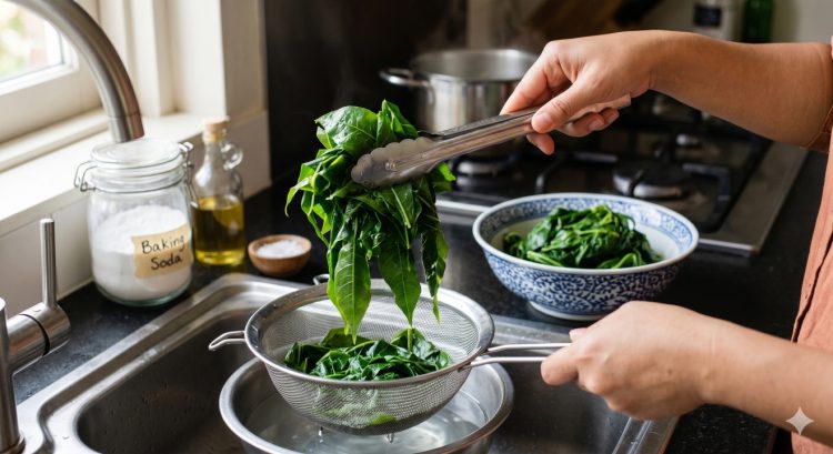 Cara rebus daun singkong ala rumah makan Padang: Tetap hijau, empuk, dan tidak pahit