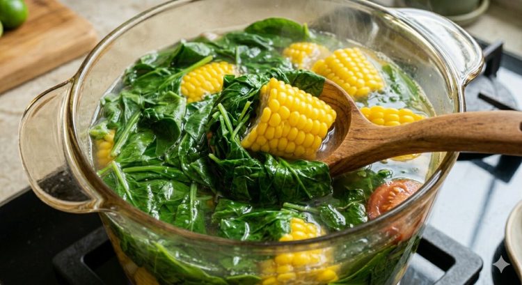 Resep sayur bayam bening segar & sehat, simpel tapi bikin nambah nasi