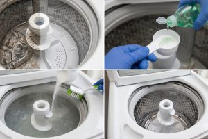 Mesin cuci penuh kerak dan lumut? Ini cara membersihkannya tanpa bongkar, cukup pakai bahan dapur