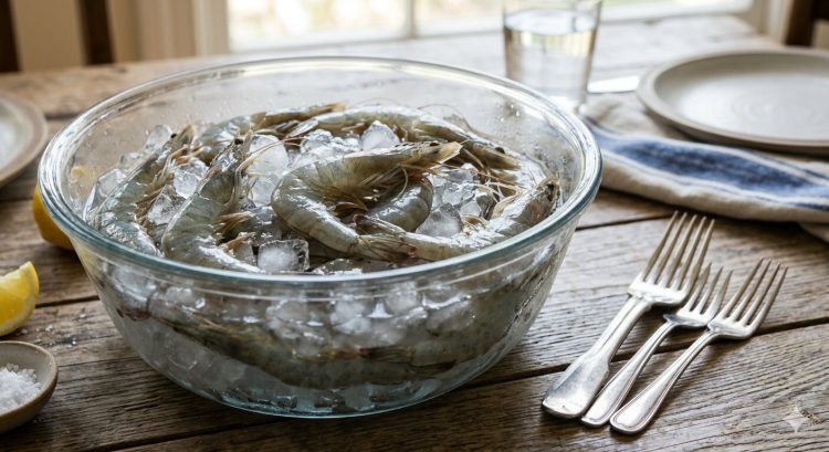 Cara cepat bersihkan kepala udang pakai garpu, tangan bebas amis