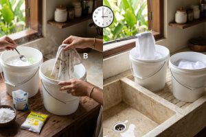 Handuk putih jamuran dan dekil? Rendam semalam dengan tambahan 1 bahan dapur ini, bersih tanpa dikucek