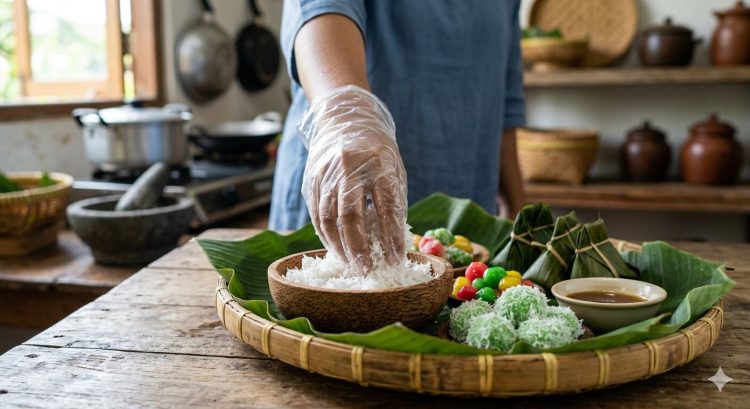 Trik Pakai Sarung Tangan Plastik Biar Nggak Mudah Lepas Saat Masak