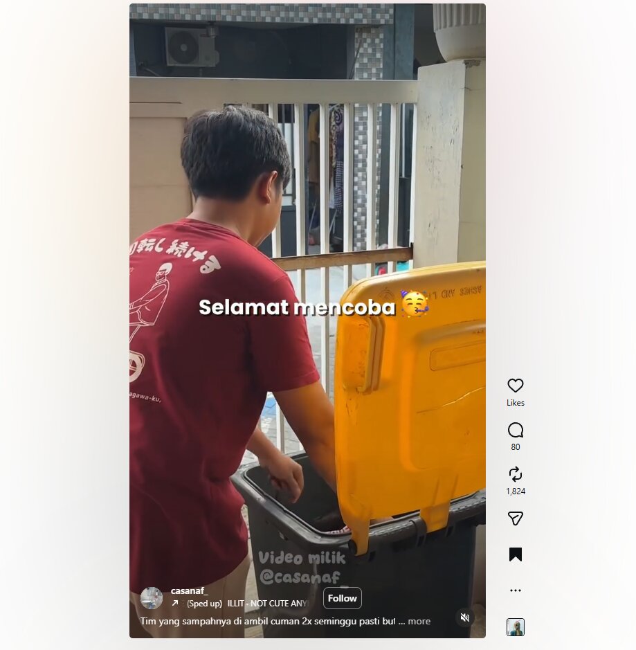 Cara efektif hilangkan aroma & ulat di tempat sampah, hanya pakai 2 bahan