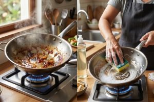 Cara menghilangkan getah nangka di wajan yang ternyata tidak bisa pakai sabun biasa