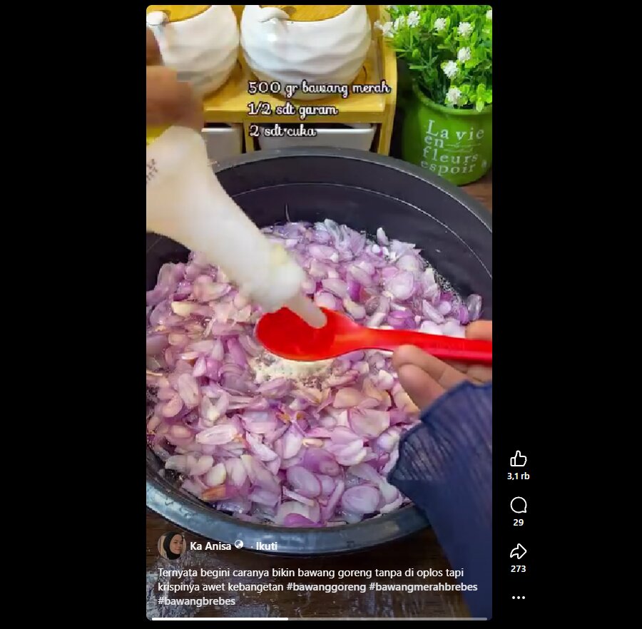 Rahasia membuat bawang goreng renyah dan awet berhari-hari, tanpa campuran oplosan
