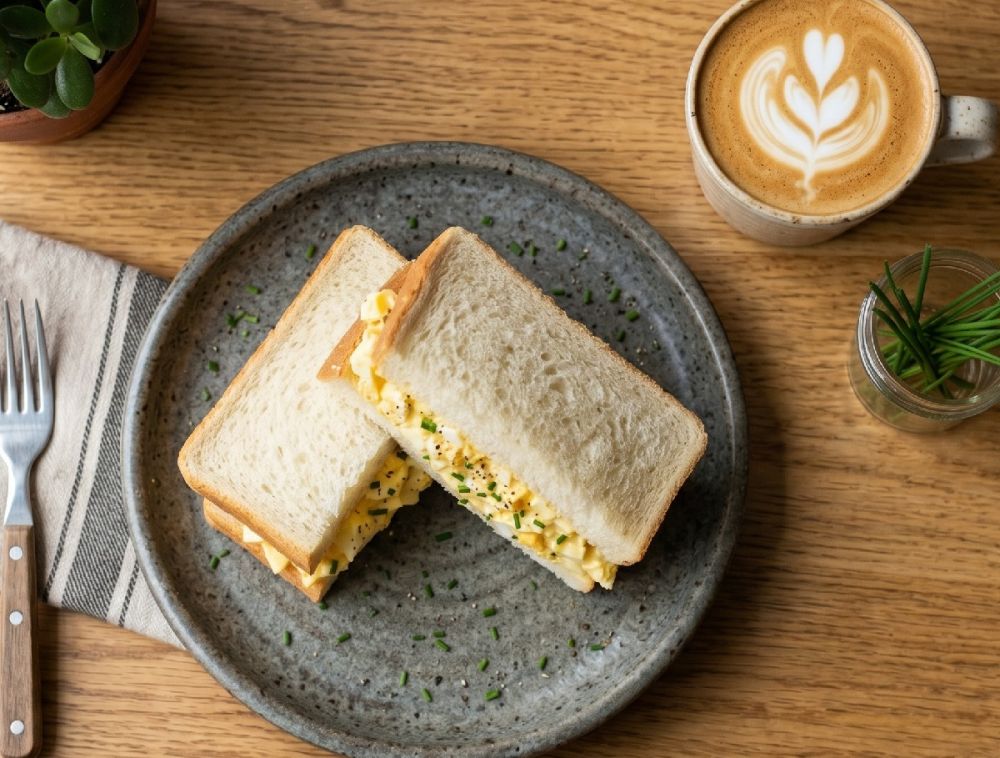 Cuma punya telur di dapur? Cobain resep egg sando lezat ini dari bahan seadanya