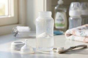 Bahan dapur ini ampuh kembalikan botol susu bayi keruh jadi bening dan kinclong lagi