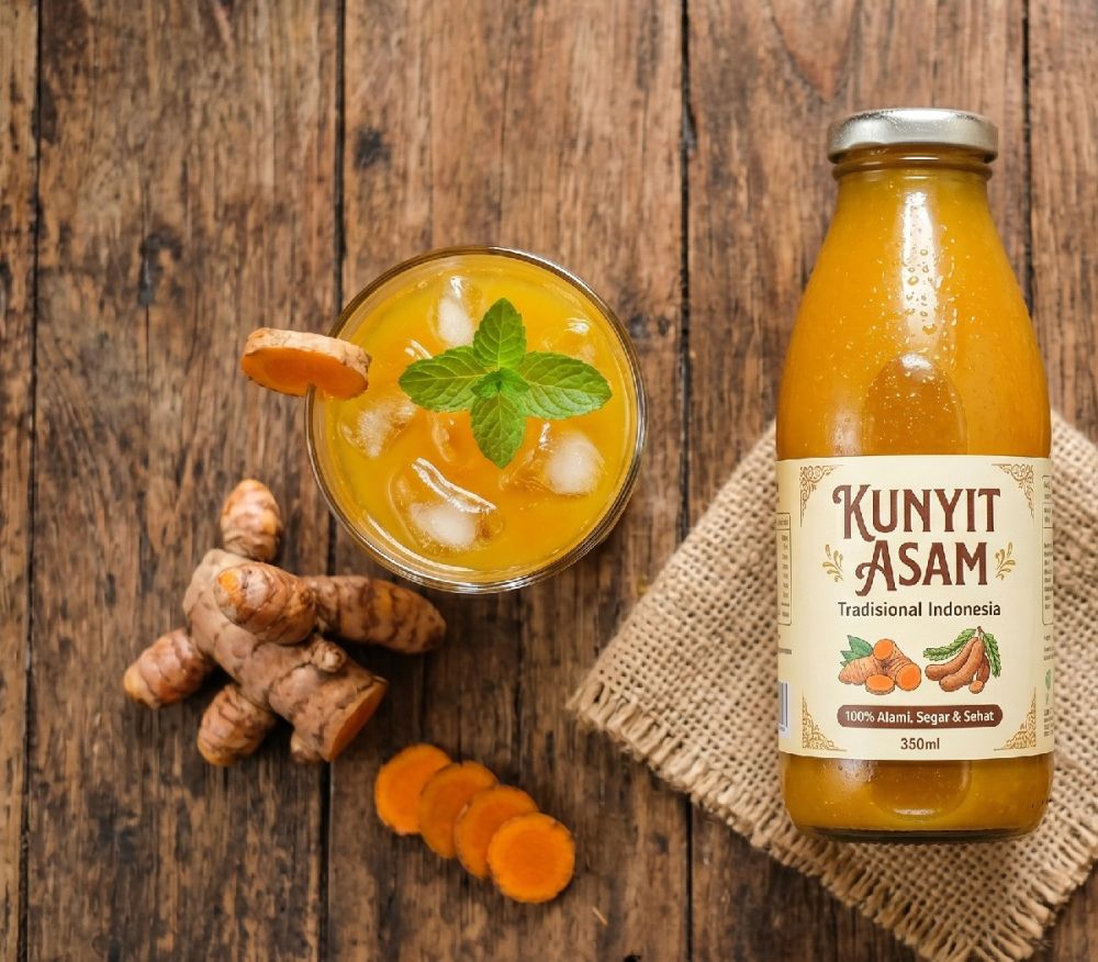 Resep minuman kunyit masam nan nikmat dan hangat, bisa dari bahan seadanya di kulkas