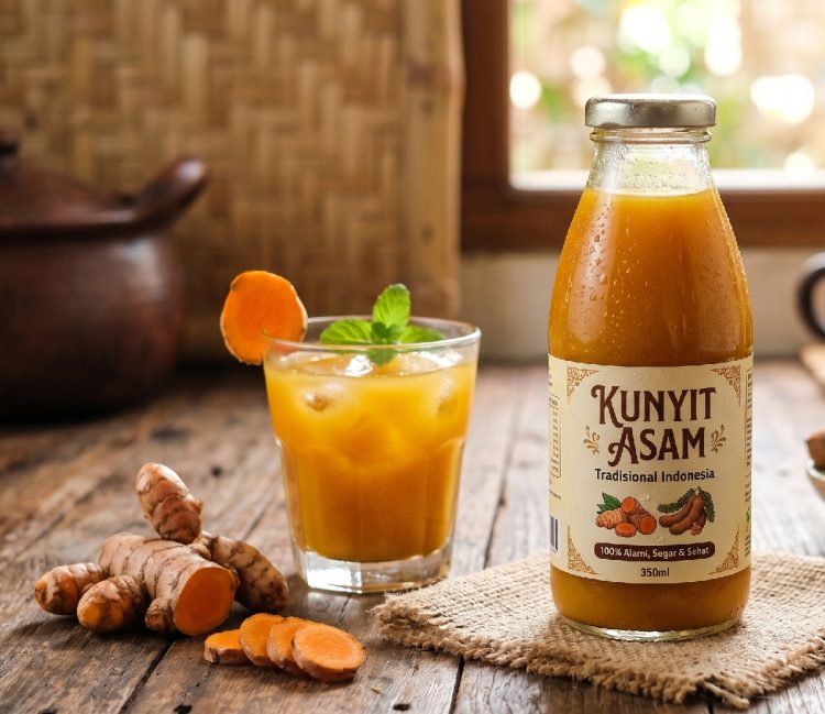 Resep minuman kunyit asam yang nikmat dan hangat, bisa dari bahan seadanya di kulkas