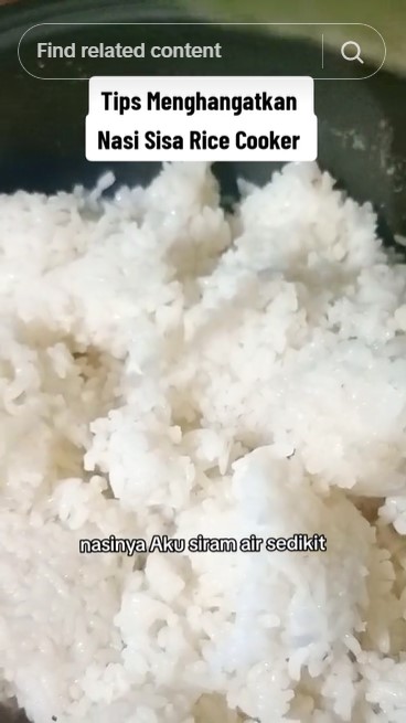 Trik menyimpan nasi sisa di rice cooker agar tidak kering dan enak dimakan besok