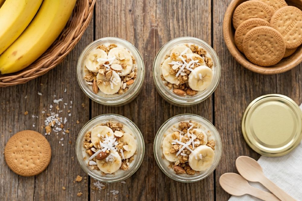 Resep dessert banana pudding nan sehat tapi tetap nikmat, bikinnya rupanya sigap 10 menit jadi