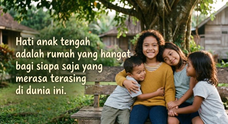 30 Kata-kata mutiara tentang keistimewaan menjadi anak tengah