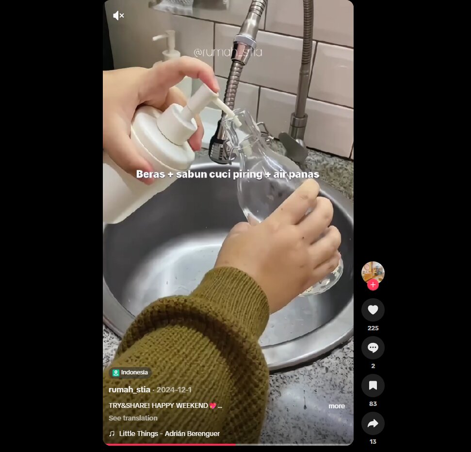 Cara membersihkan botol kaca nan susah dijangkau, hasil kesat dan bebas bau