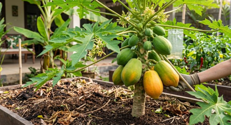 Cara menanam pepaya agar berbuah manis, minim pohon jantan, dan mudah dirawat