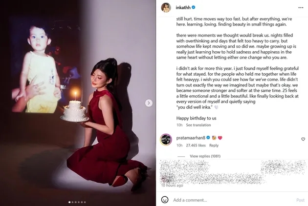 Rayakan ultah Inka Andestha, Pratama Arhan beri kejutan romantis dan panggilan sayang