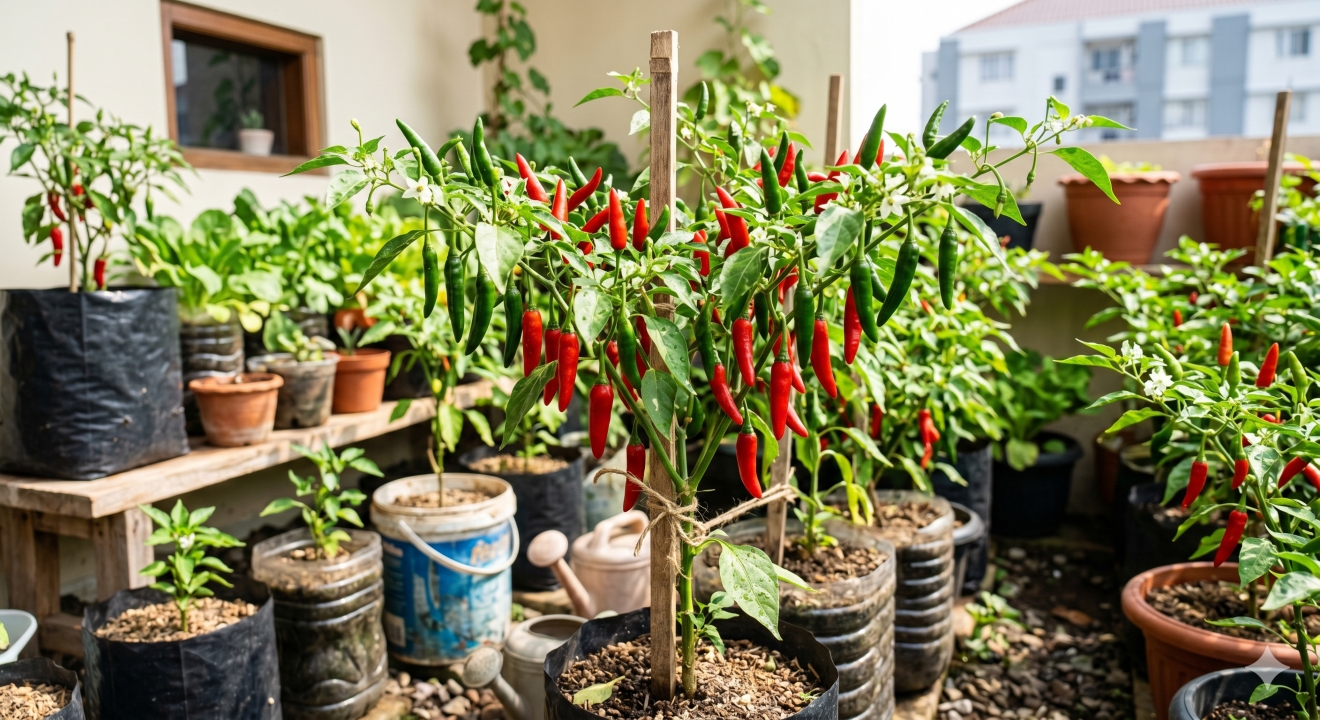 Harga cabai naik lagi? Ini cara bikin kebun cabai rawit mini modal Rp100 ribu dan panen dalam 3 bulan
