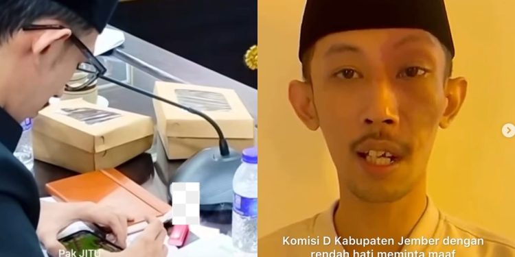 Alasan Achmad Syahri Assidiqi main game & merokok di rapat DPRD Jember, mengaku lupa kasih makan sapi