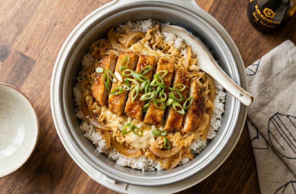 Resep katsudon lezat masaknya pakai rice cooker, anak kos yuk cobain sekarang!