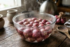 Cara mempercepat kupas bawang merah untuk hajatan dan masakan harian tanpa bikin tangan bau