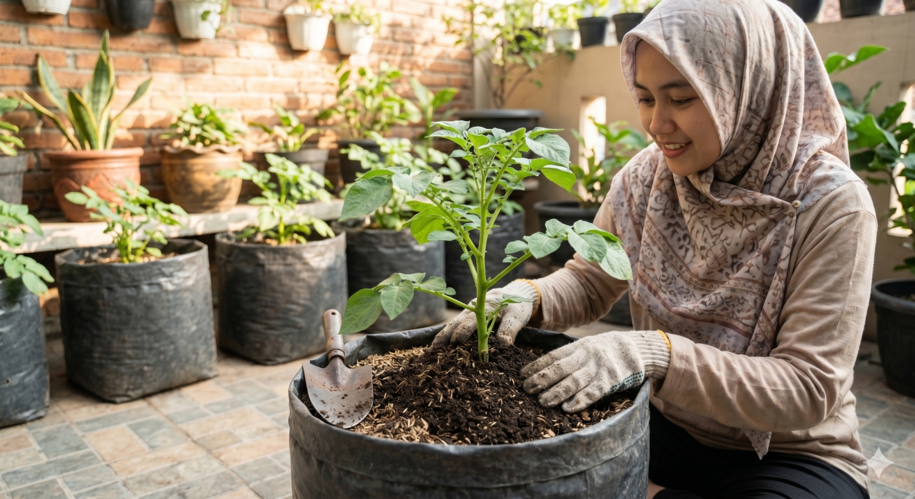 Cara menanam bibit kentang yang benar agar tidak gagal panen, lengkap dengan tips perawatan