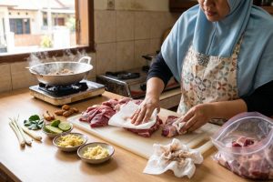 Daging kurban sudah dibumbui tapi masih bau prengus? Ini kesalahan yang sering terjadi saat masak