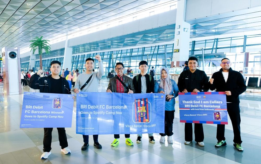 5 Pemenang Program BRI Debit FC Barcelona terbang langsung ke Spotify Camp Nou, ini kisahnya
