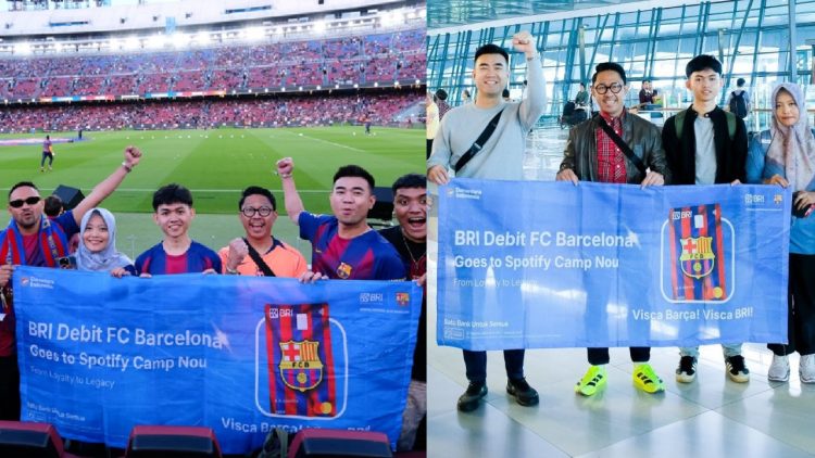 5 Pemenang Program BRI Debit FC Barcelona terbang langsung ke Spotify Camp Nou, ini kisahnya