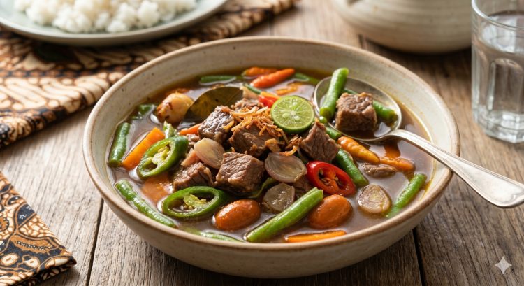 Trik masak asem-asem daging sapi sayuran, menu berkuah segar penambah nafsu makan