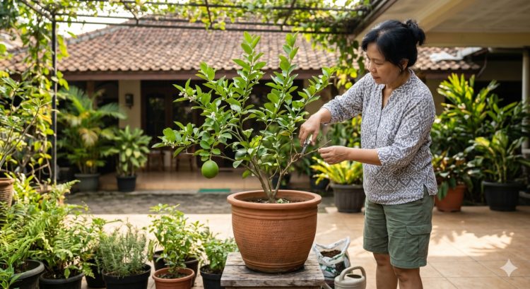 Menanam pohon buah di pot tapi tidak berbuah-buah? Coba cek 8 faktor ini