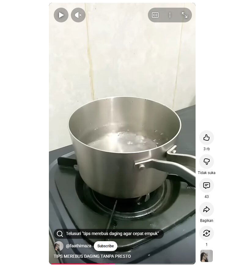 Cara merebus daging agar empuk tanpa presto, hemat gas dengan teknik dua kali rebus