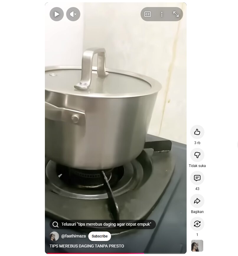 Cara merebus daging agar empuk tanpa presto, hemat gas dengan teknik dua kali rebus