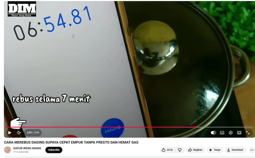 Gas cepat habis saat masak daging? Coba trik hemat ini biar tetap empuk