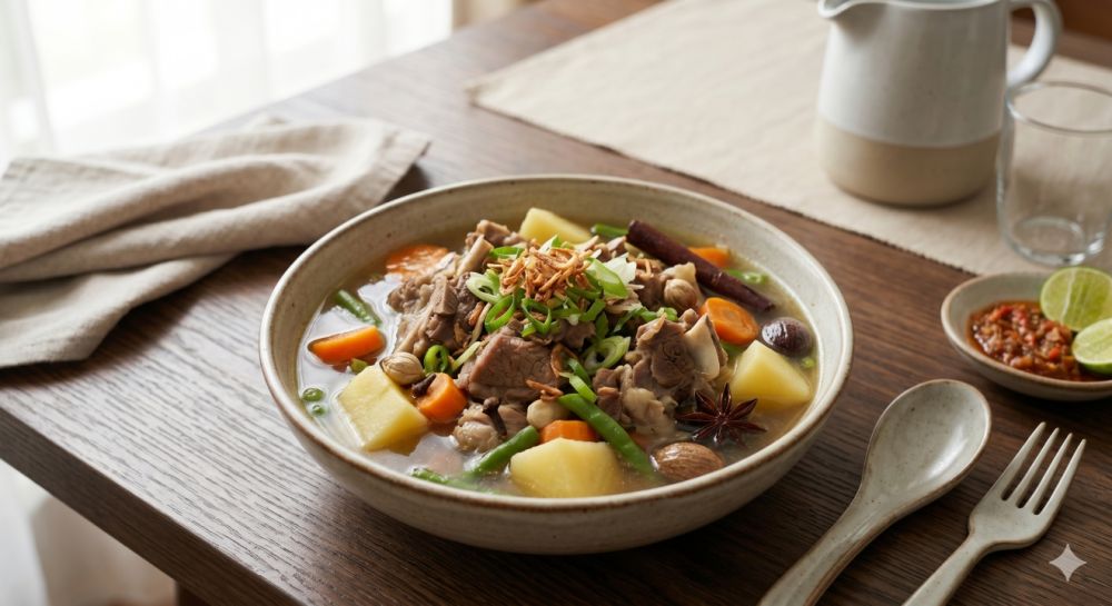 5 Resep olahan daging kambing berkuah tanpa santan, ringan tapi tetap gurih
